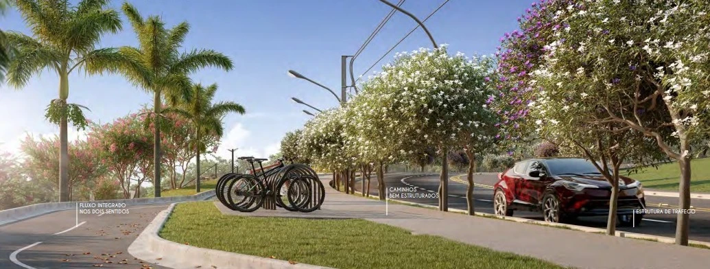 Pista De Caminhada E Ciclovia