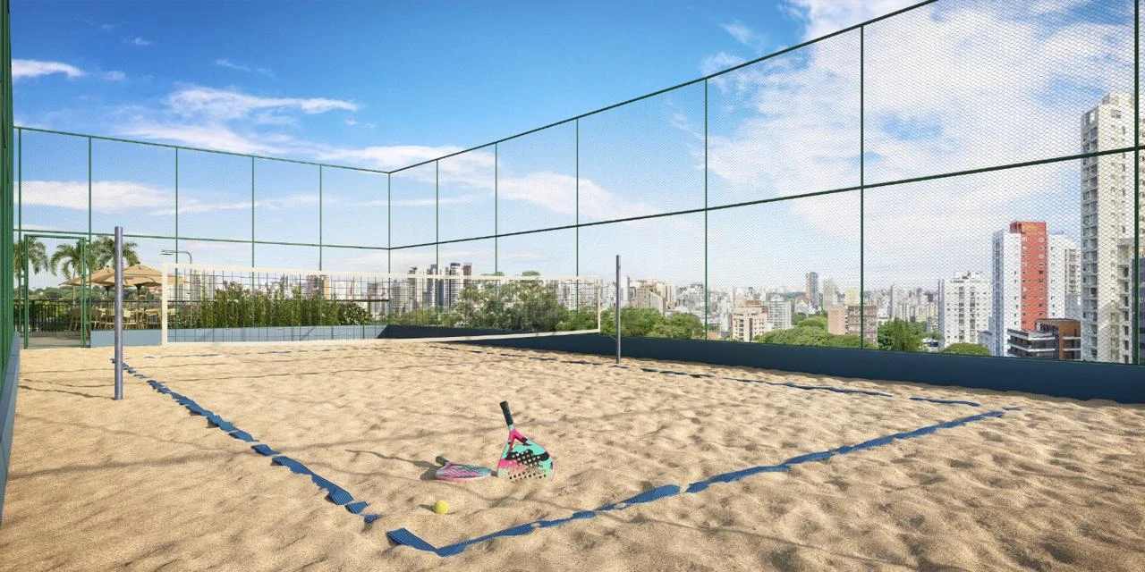 Quadra de beach tênis