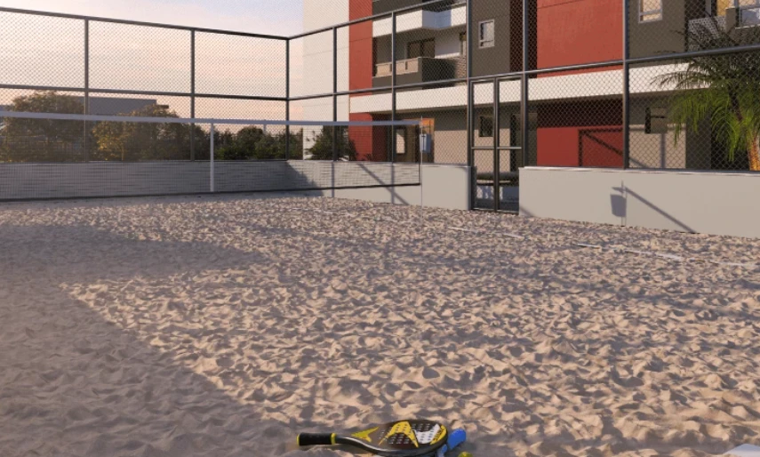 Quadra de beach tênis