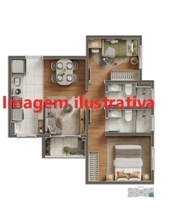 Planta 2 dormitórios 0