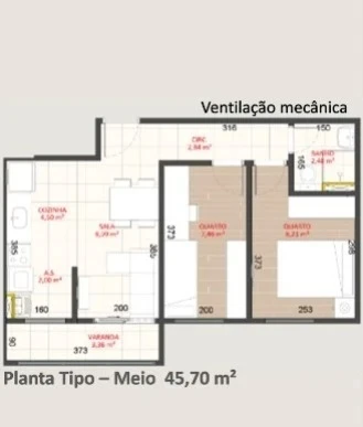 Planta 2 dormitorios 0