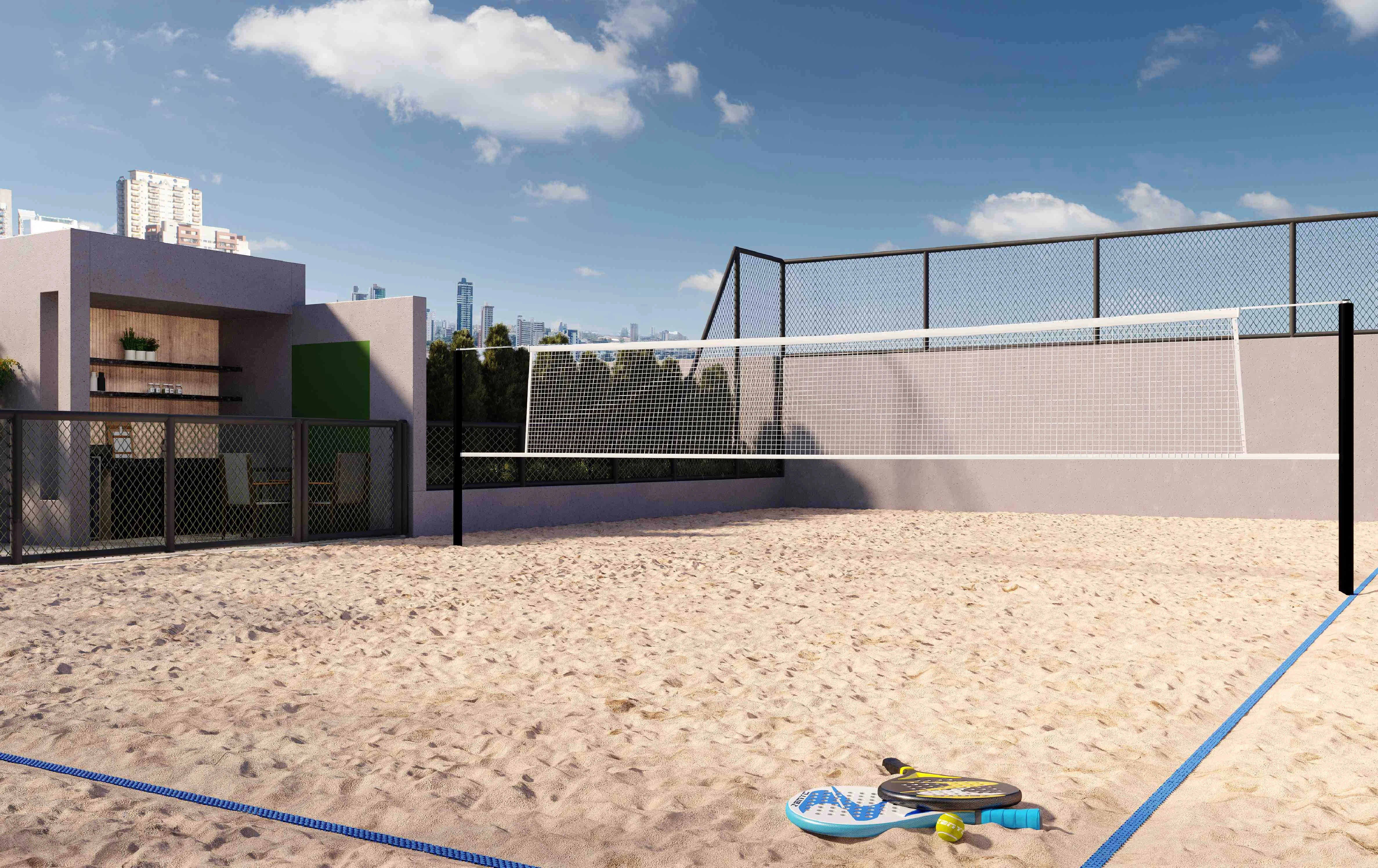 Quadra de Beach Tennis