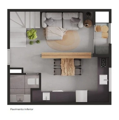 PLANTA TIPO COBERTURA DUPLEX 1