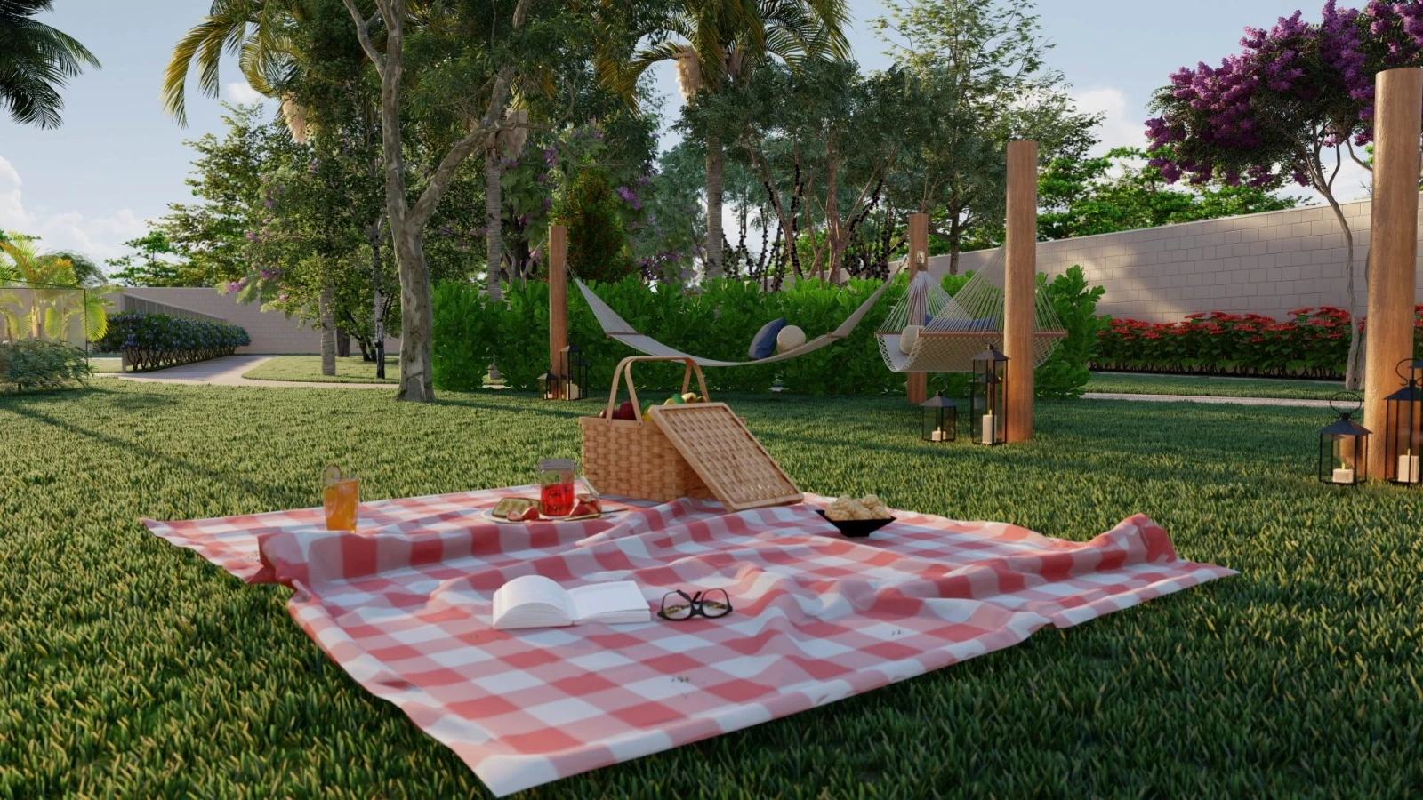 Espaço de picnic