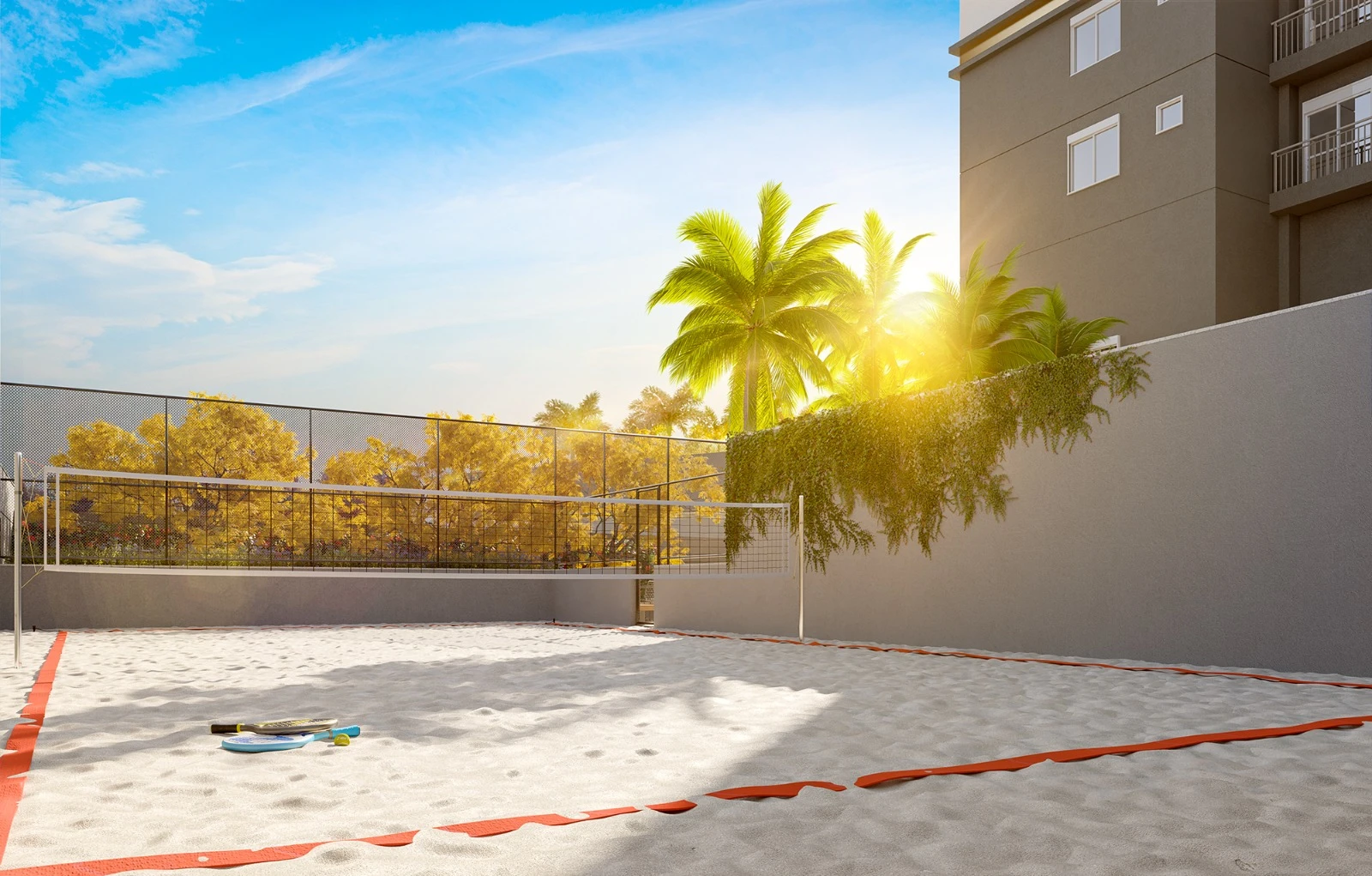 Quadra de Beach Tennis