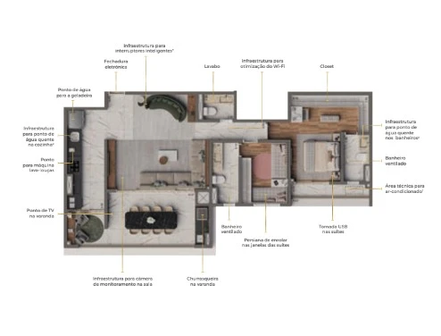 Apto de 105m² 0