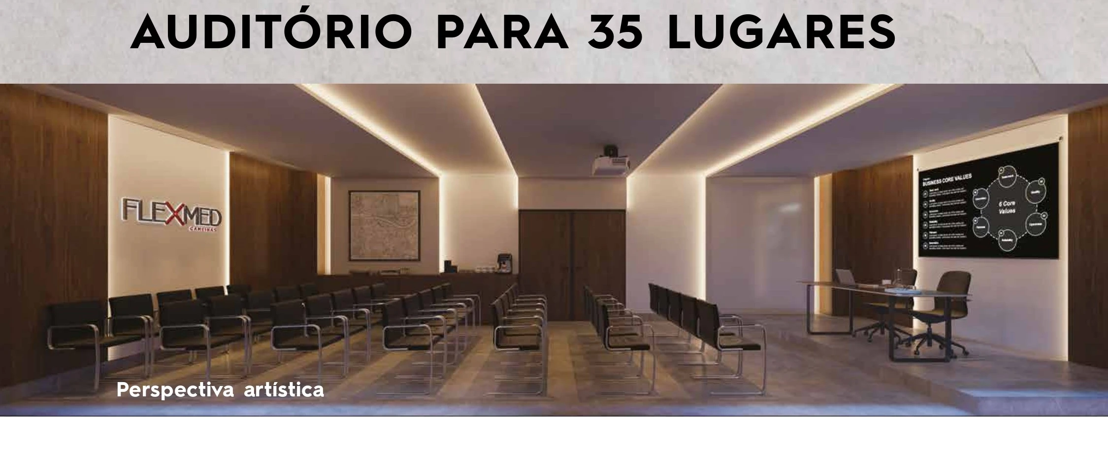 Auditório para 35 Lugares
