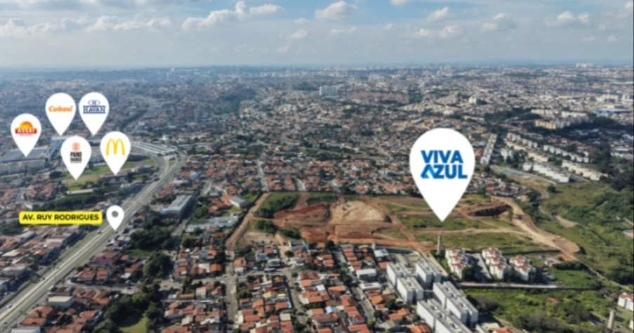 Mapa da localização de Viva Azul Campinas