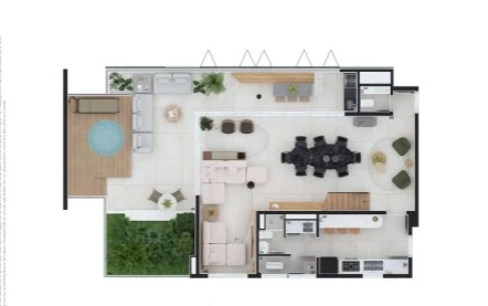 Planta 4 dormitórios 0