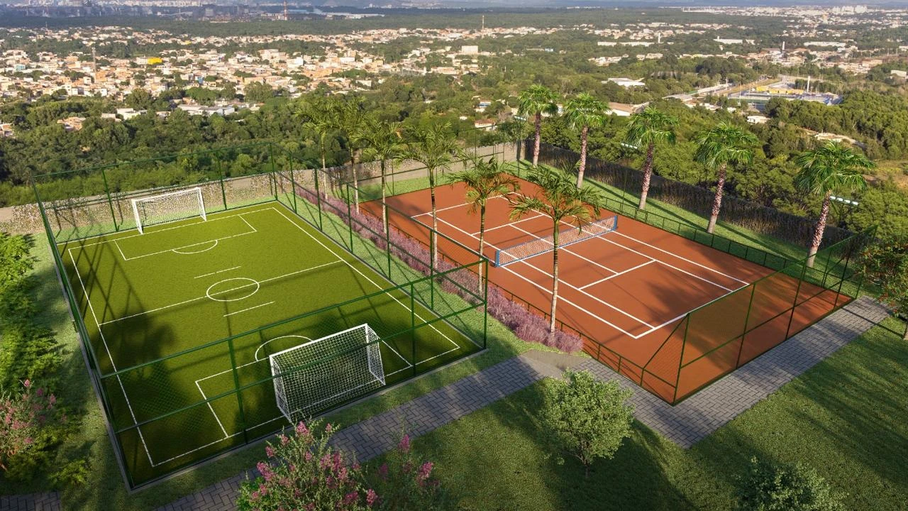 Mini Campo E Quadra De Tênis
