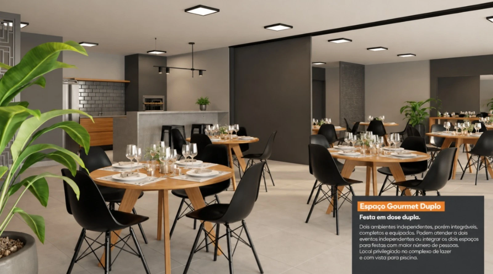 Espaço Gourmet Duplo