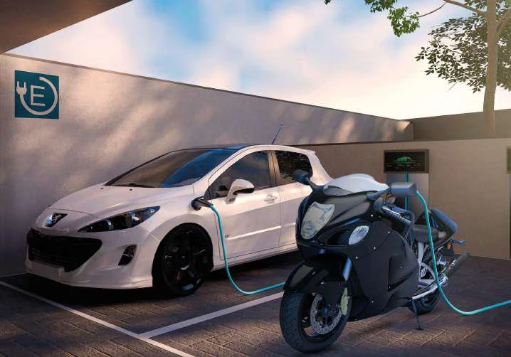 Vaga para veículo elétrico