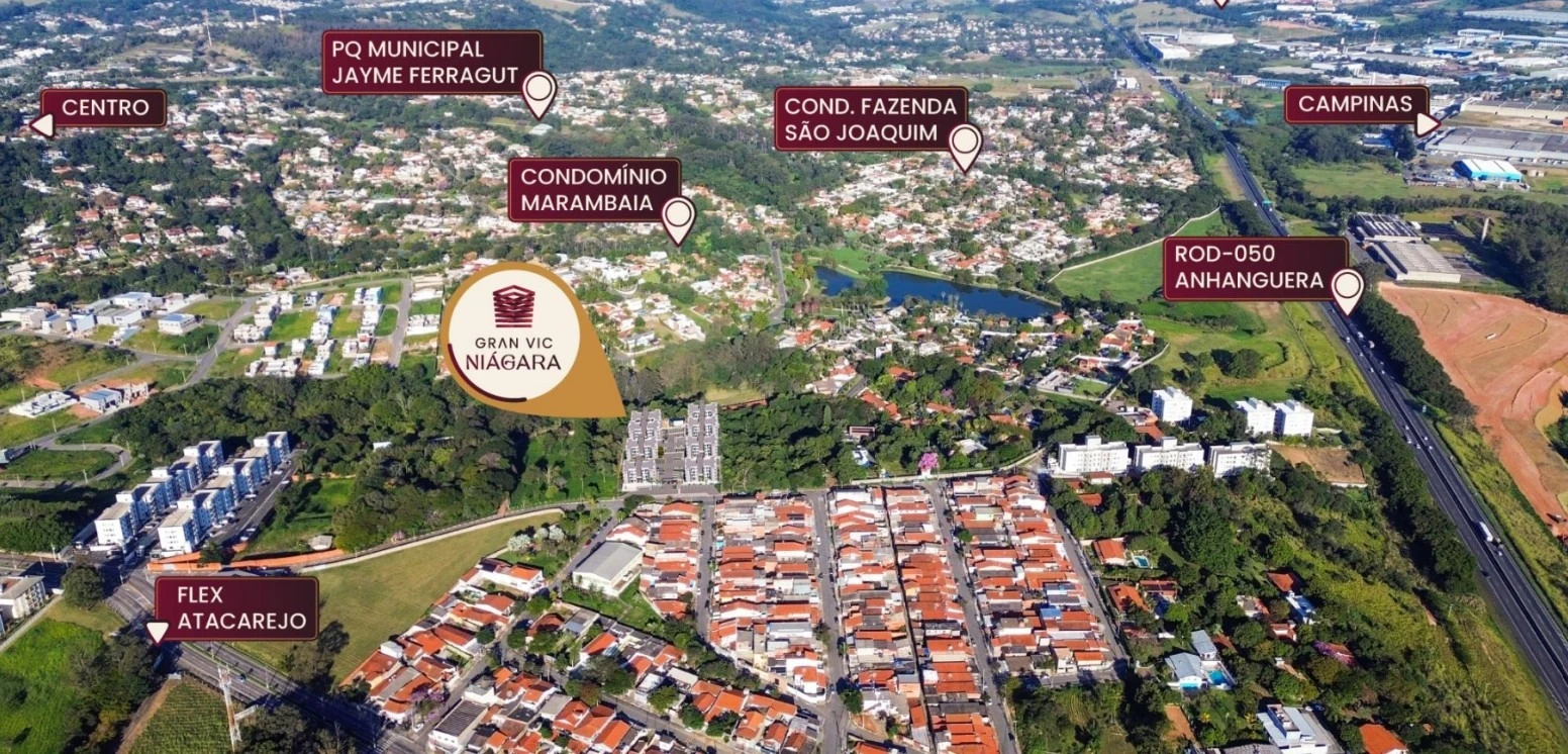 Mapa da localização de GRAN VIC NIÁGARA - VIC ENGENHARIA-Y