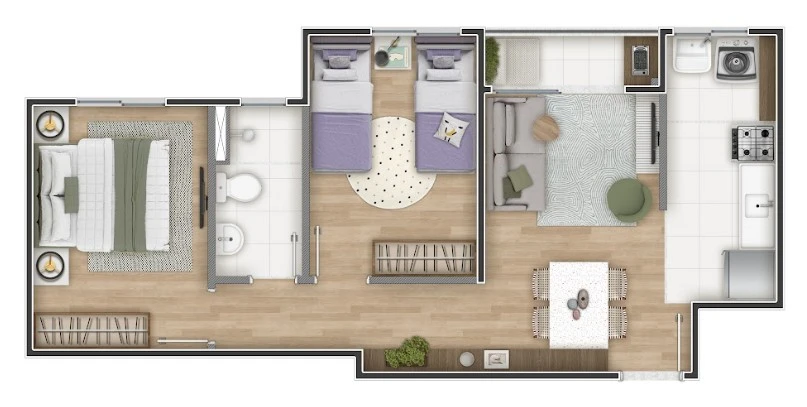 Planta 2 dorms 0