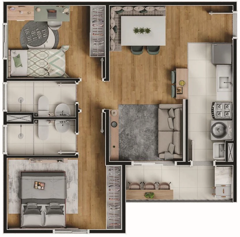 Planta Tipo B — imagem 1