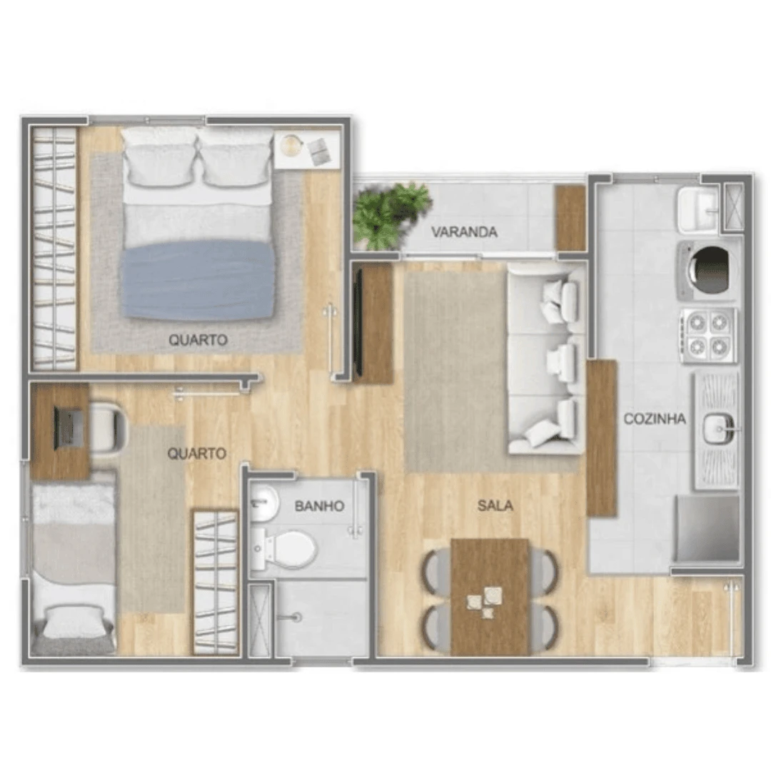 Planta 2 dorms 1