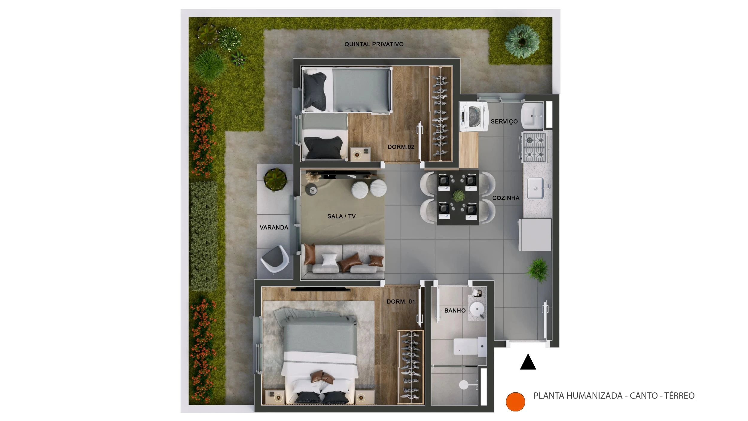 Planta garden canto 0