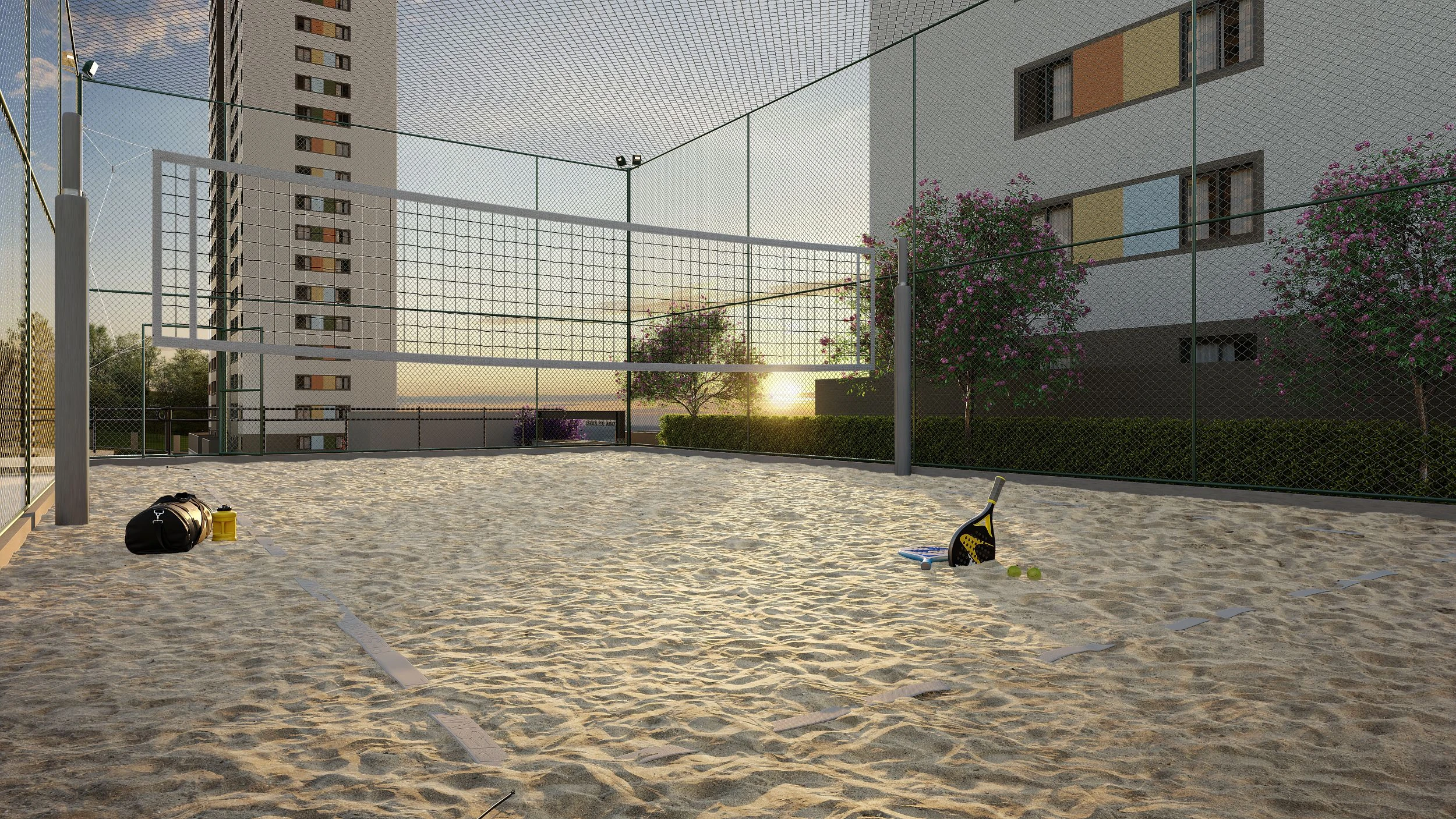 Quadra de Beach Tennis