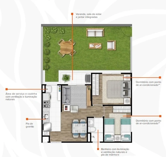 Planta garden tipo 1 — imagem 1