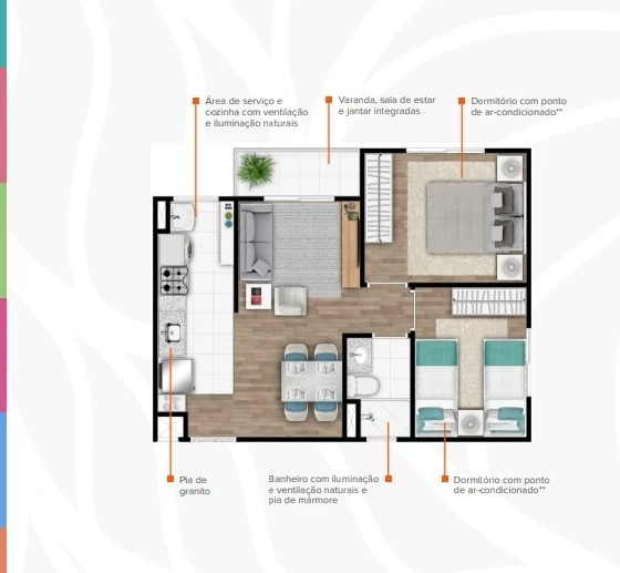Planta tipo 1 — imagem 1