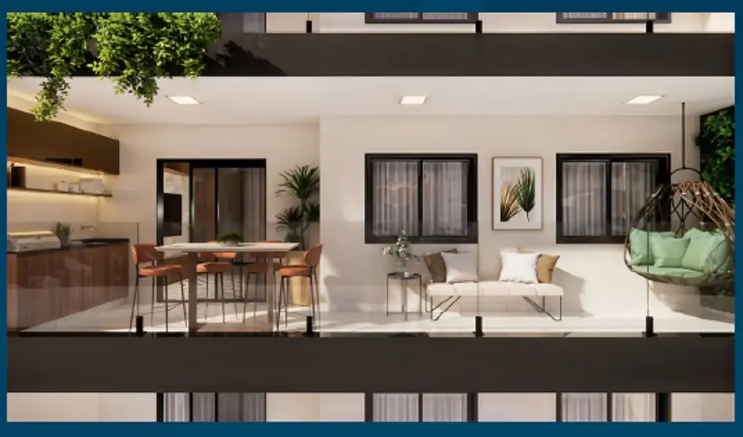 Varanda gourmet - Apartamento 3 quartos com suíte.