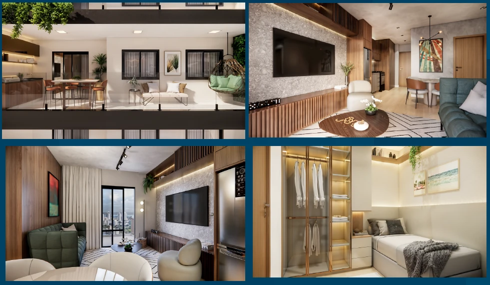 3 quartos com suíte