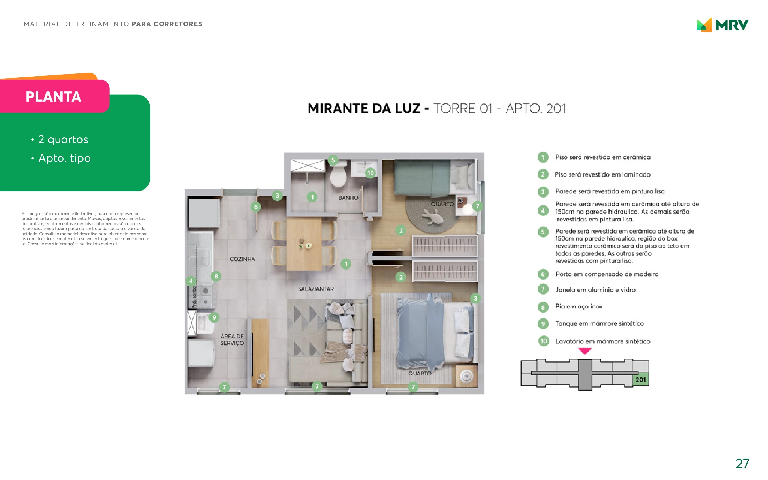 Apartamento tipo 0