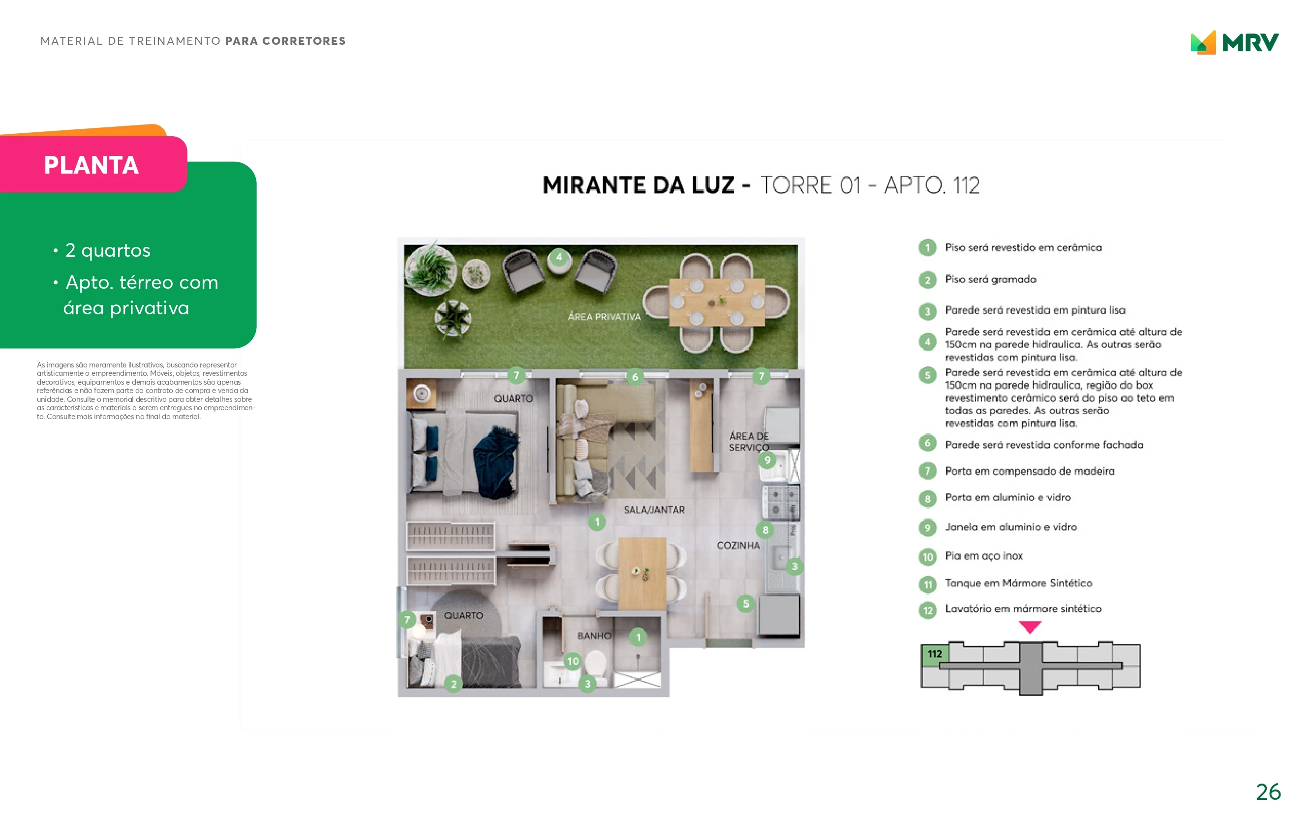 Apartamento garden 0