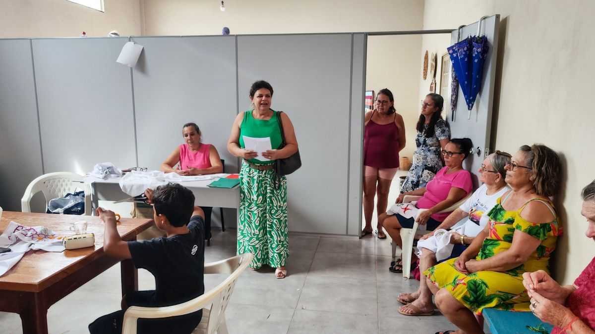 Nova secretária de Cultura de Limeira do Oeste visita os projetos e ações culturais
