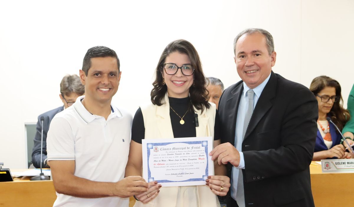 Casal de empresários é homenageado com moção de aplauso pelo Poder Legislativo