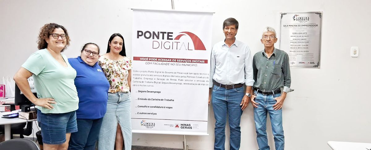 Ponte Digital facilita o acesso à serviços essenciais em Limeira do Oeste