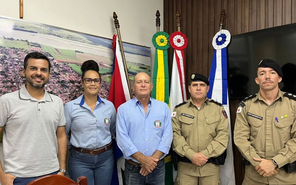 Prefeito recebe novo comandante da PM e discute policiamento do CarnaPlan
