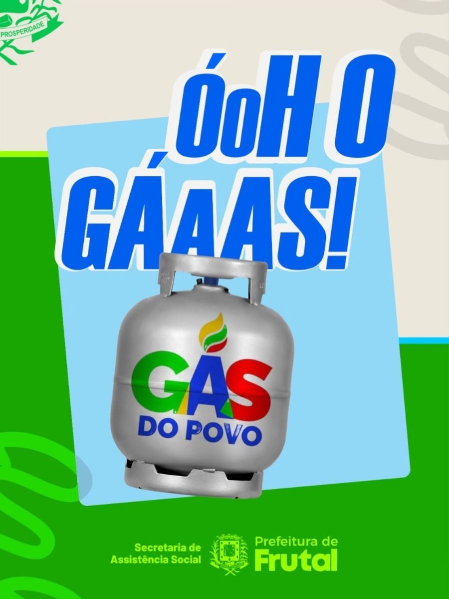 Programa Gás do Povo beneficia mais de 2.300 famílias em Frutal; saiba como acessar o programa