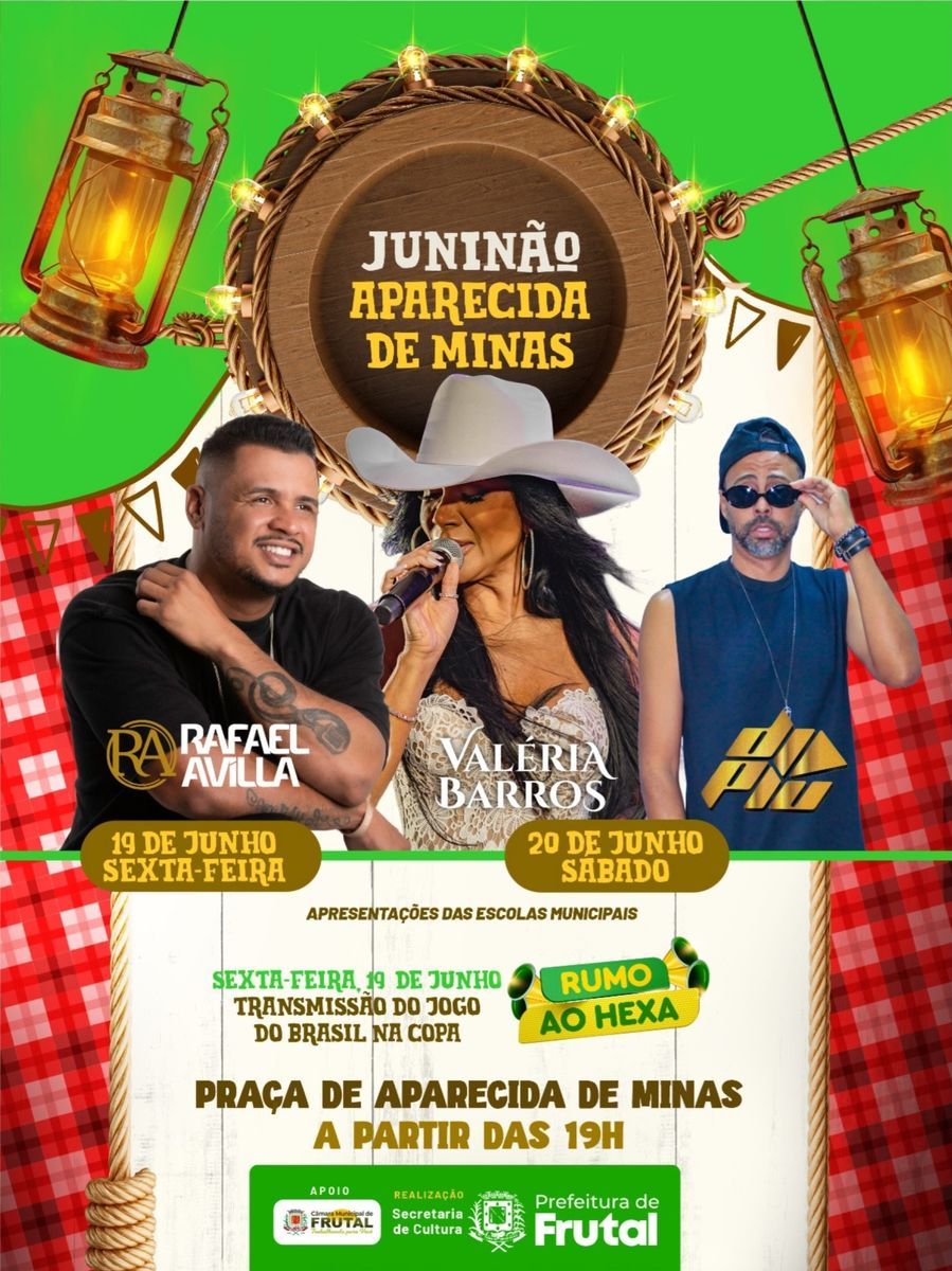 Vem aí o Juninão de Aparecida de Minas!