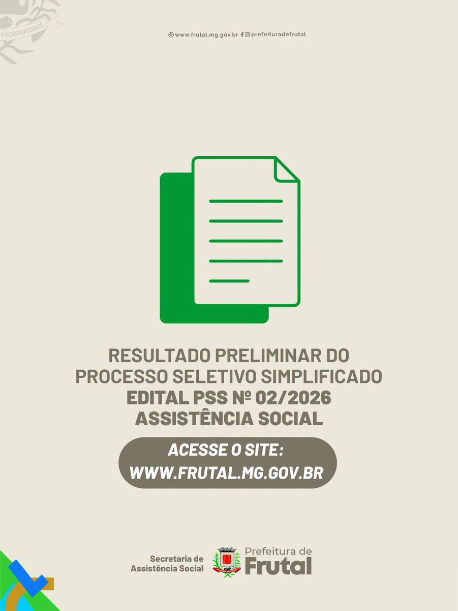 📄 Resultado preliminar divulgado!