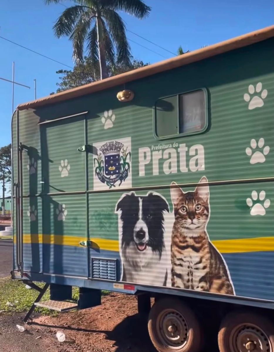 Castramóvel da Prefeitura do Prata amplia atendimento e garante bem-estar aos animais de estimação