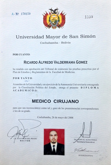 Ricardo Valderrama Gómez - Urólogo, Puente Alto