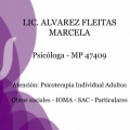 Marcela Alvarez Fleitas, Psicólogo Mar del Plata