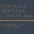 Stefania Bertuna, Psicólogo Vicente López