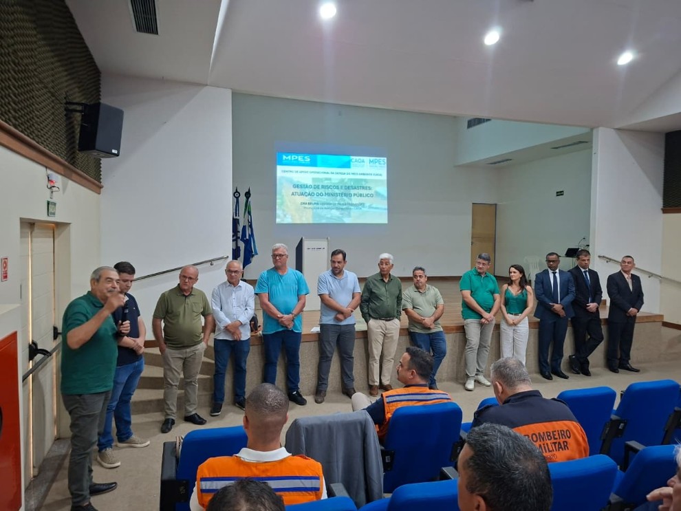 Capa da notícia Prefeitos participam do 4º Encontro Regional de Gestão de Riscos e Desastres em Cachoeiro de Itapemirim