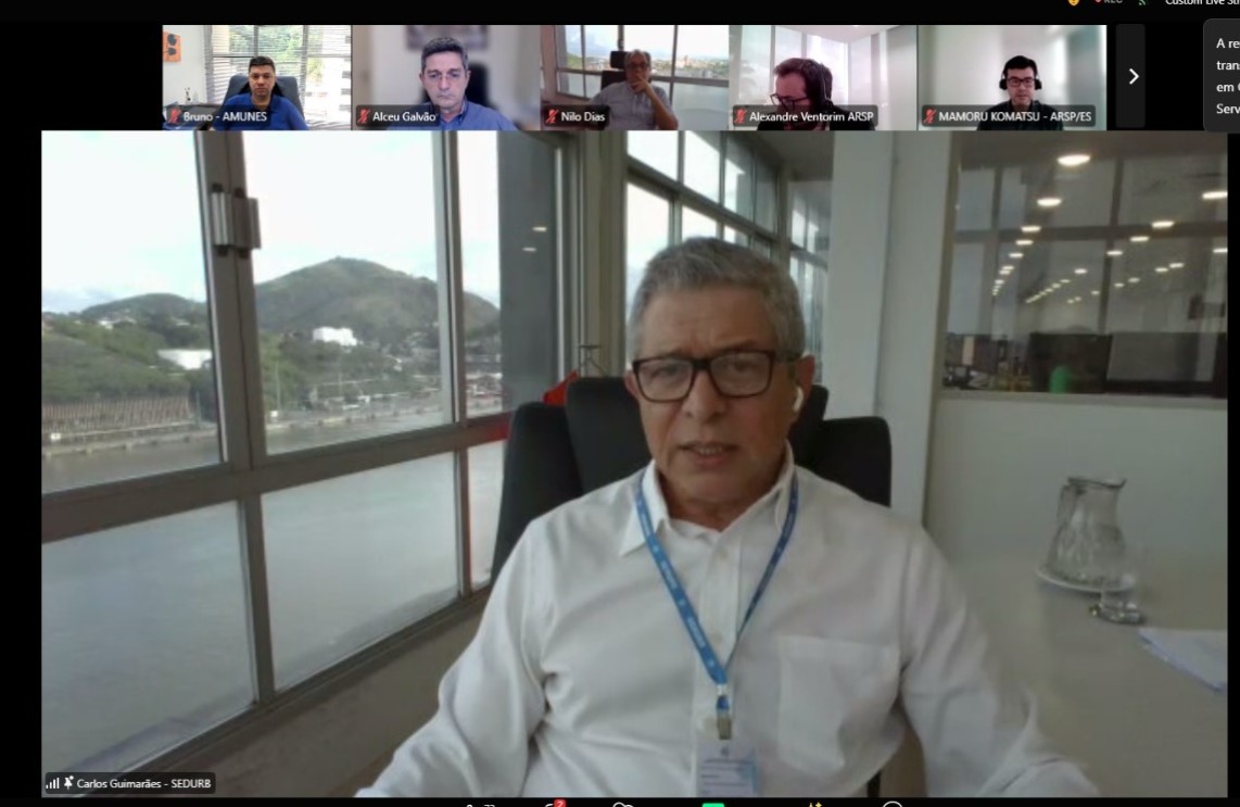 Capa da notícia Amunes participa de webinar sobre universalização de água e esgoto no Espírito Santo