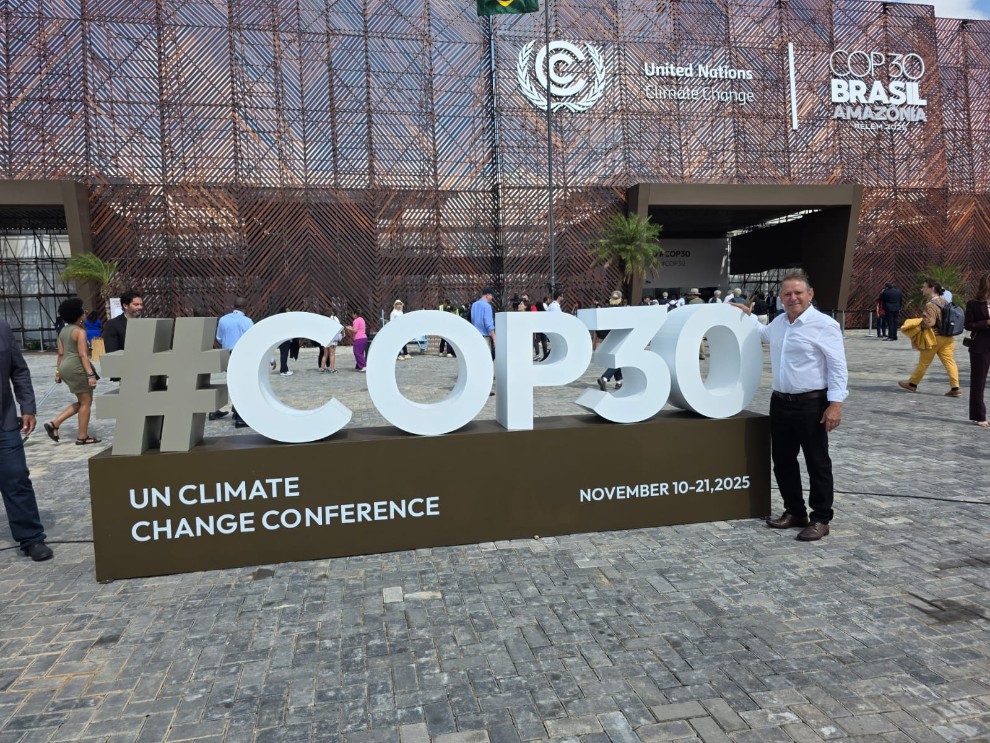 Capa da notícia Presidente da Amunes participa da COP 30, em Belém 