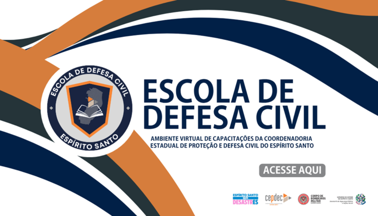 Capa da notícia Defesa Civil do Espírito Santo divulga calendário de cursos para prefeituras
