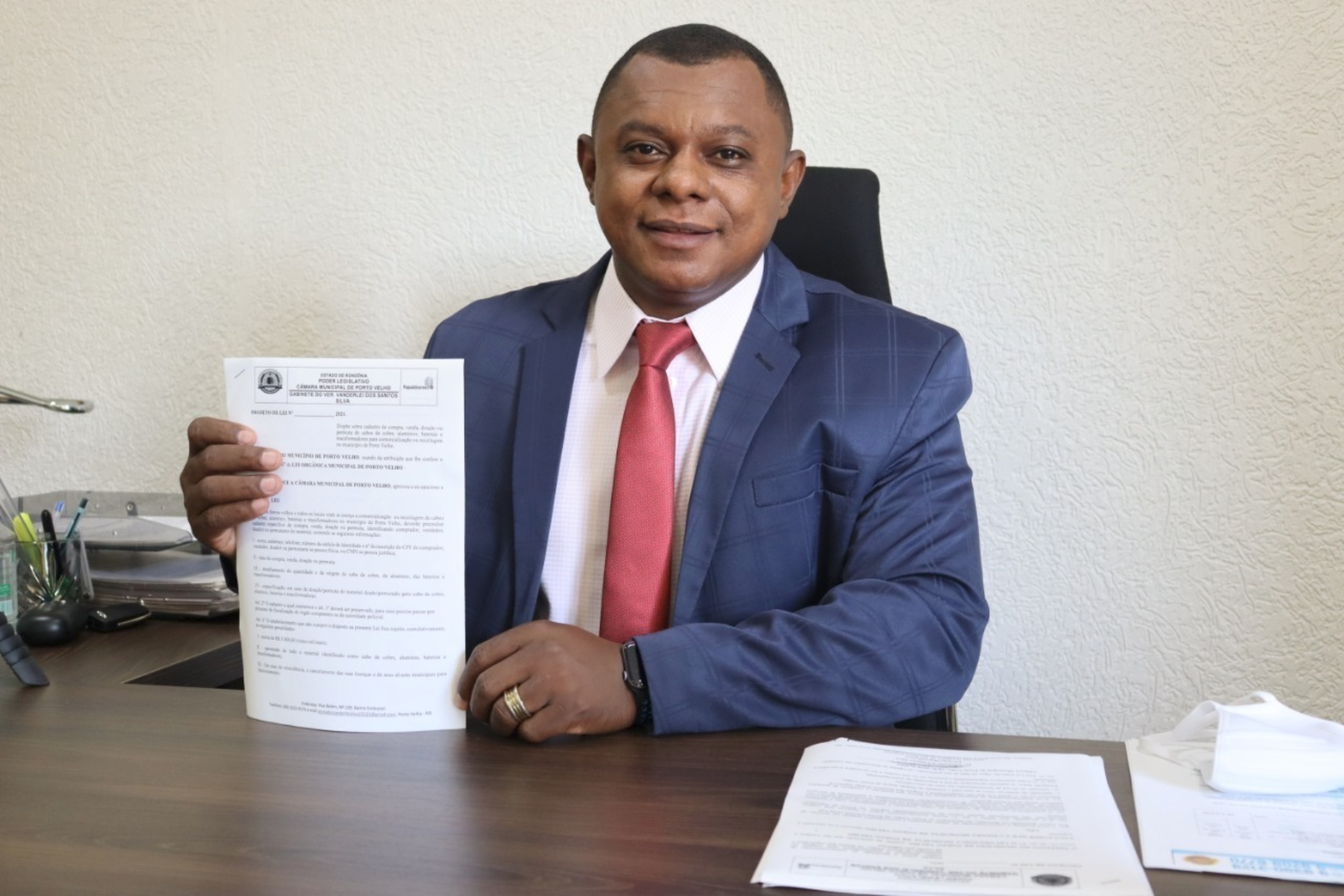 Capa da notícia Projeto de Lei do Vereador Vanderlei Silva é aprovado.