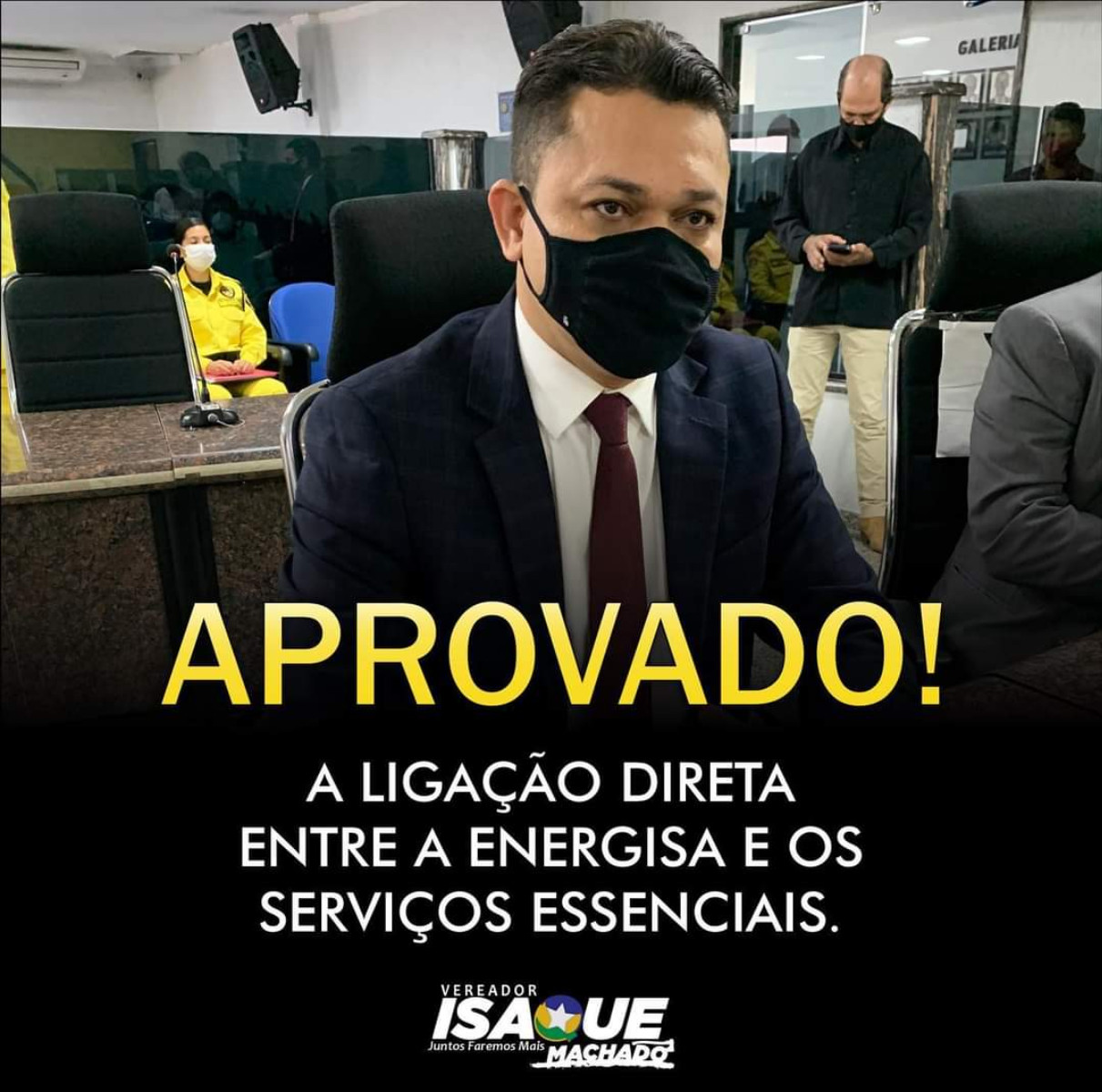 Capa da notícia Projeto de Lei Ligação Direta entre Energisa e os serviços essenciais.