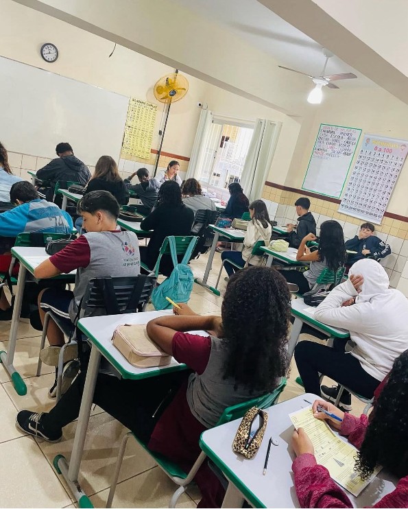 Alunos do 5º e 9º ano das escolas municipais de Anchieta