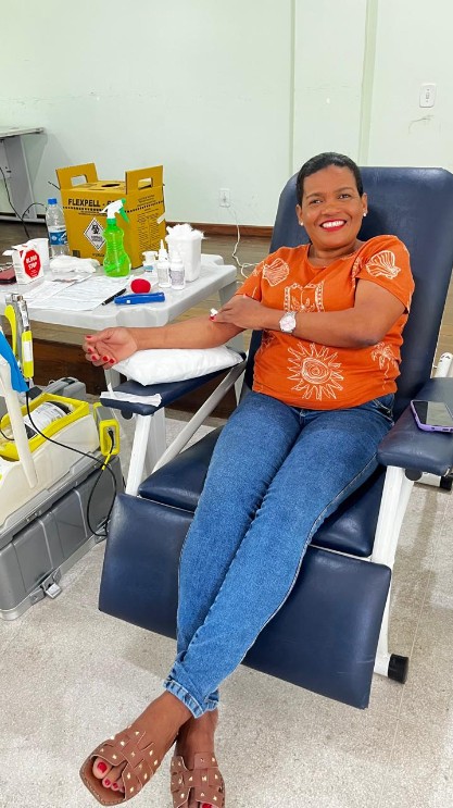 Ação de doação de sangue