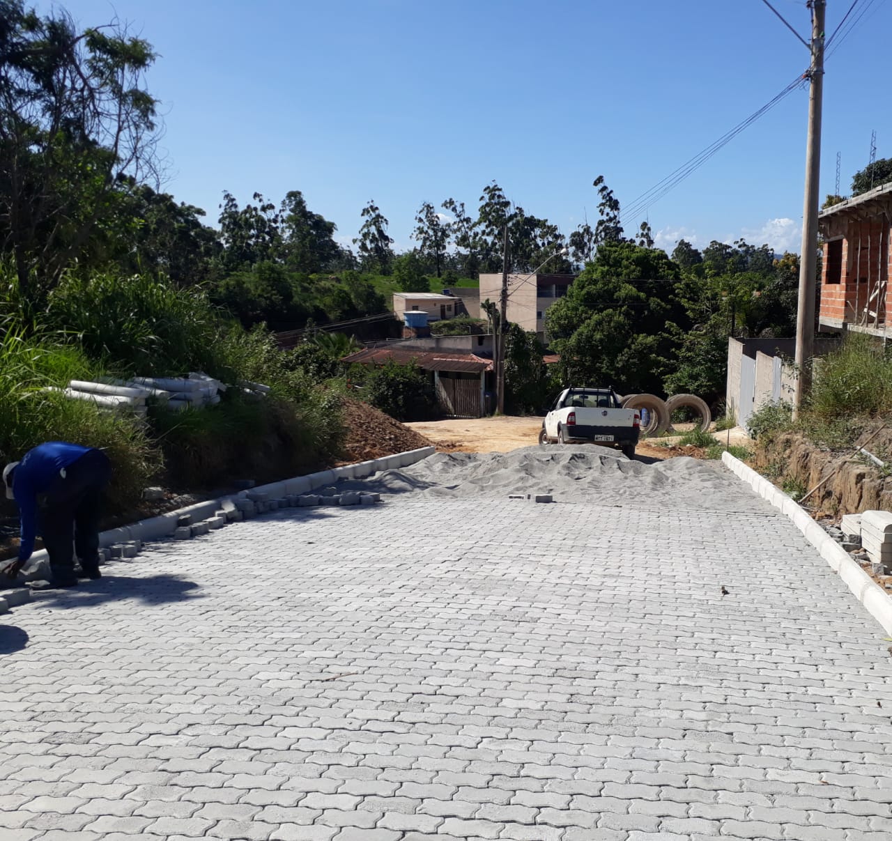 Ruas dos bairros Nova Anchieta e Anchieta serão pavimentadas Capa da notícia Ruas dos bairros Nova Anchieta e Anchieta serão pavimentadas