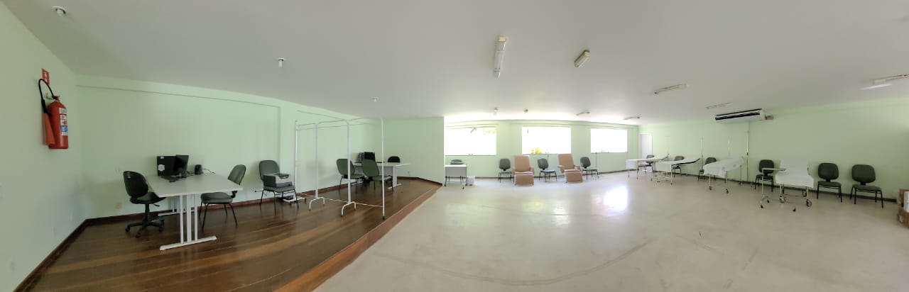 Sala de Hidratação para Dengue, na ESF 3.