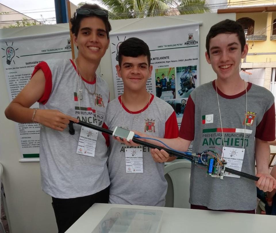 Capa da notícia Projeto de estudantes anchietenses é destaque em três eventos científicos